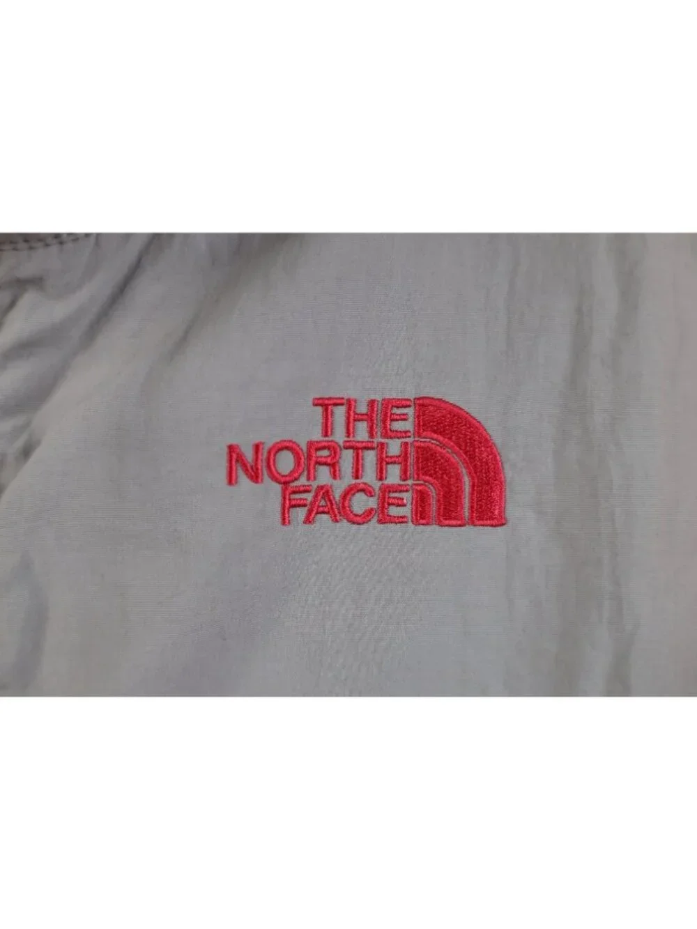Vtg Y2K The North Face Girls Large Spell Out Shag Fleece Full Zip Jacket Pink